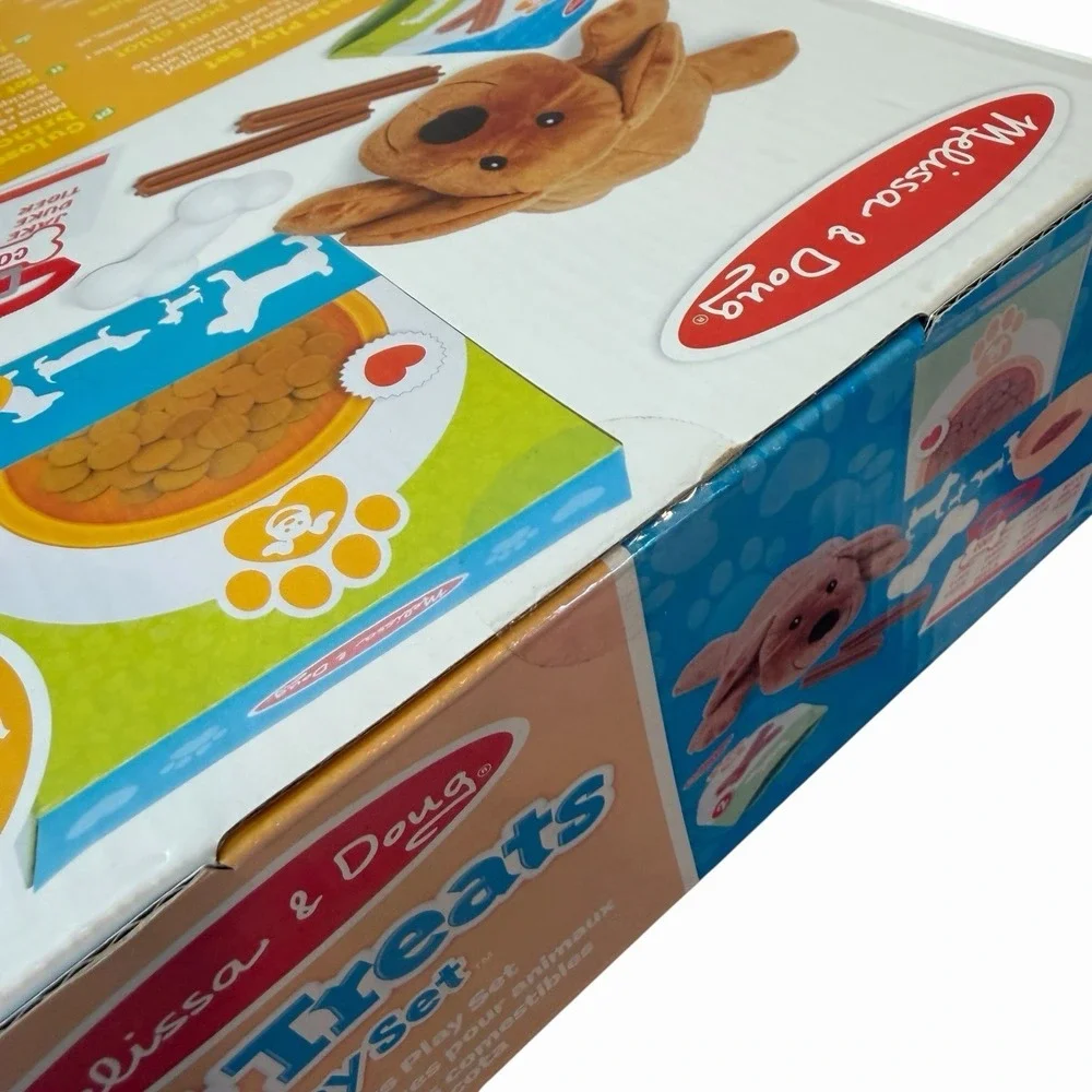 Melissa &‎ Doug Pet Treats Puppy Play Set Imaginative Play Plush Dog New In Box
